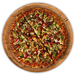 Hot Bombay Surprise Pizza 